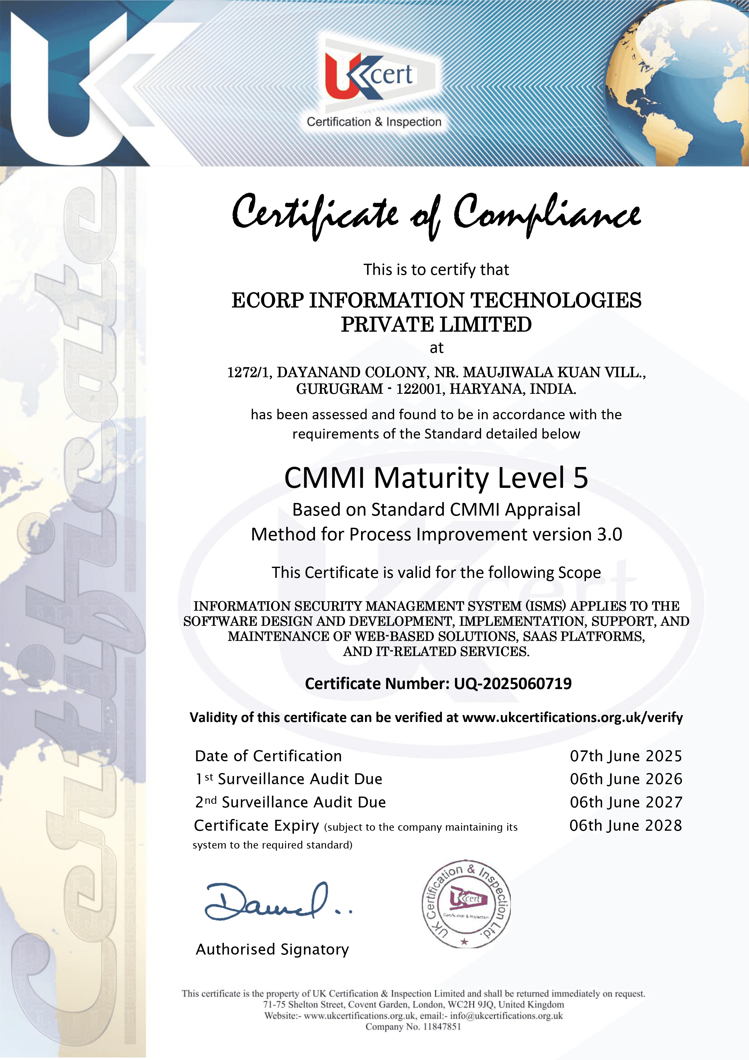 compliance-certificate